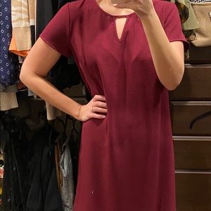 Maroon Shift Dress LARGE